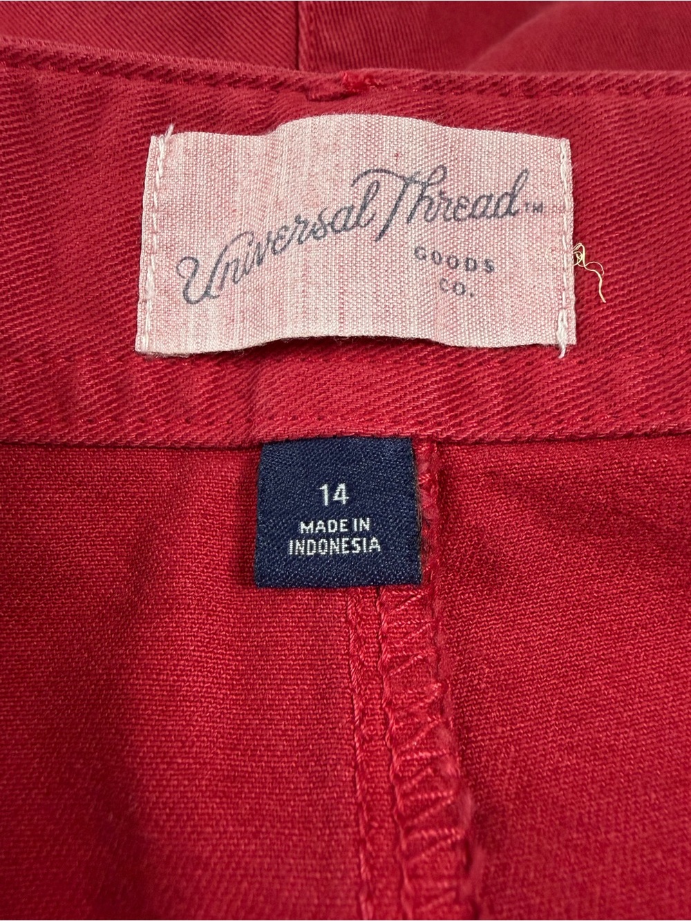 NWT Universal Thread Red Short Size 14 - Picture 6 of 11